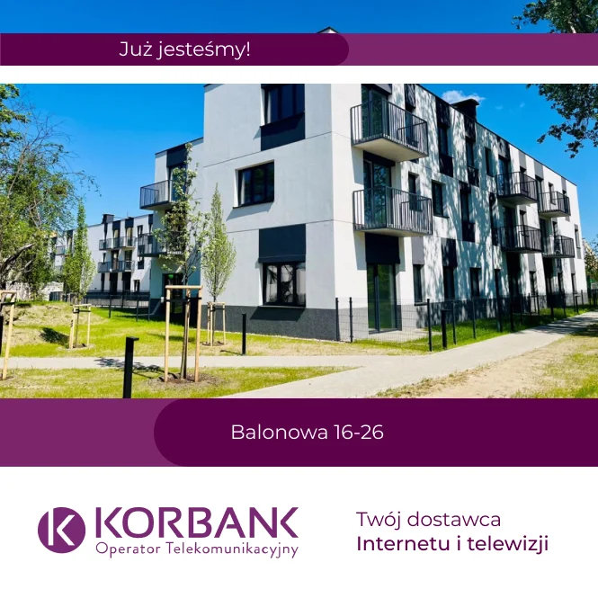 Balonowa, Wrocław – Internet światłowodowy – telewizja 4K