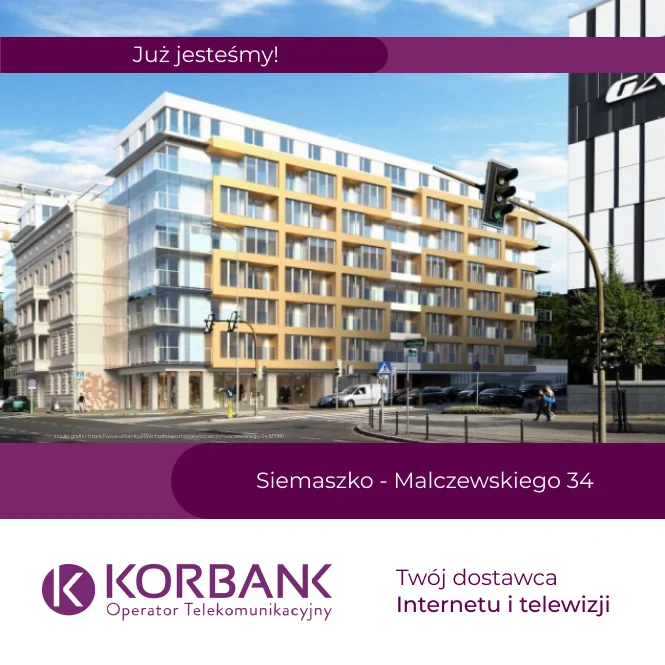 Siemaszko - Malczewskiego 24, Szczecin – Internet światłowodowy – telewizja 4K