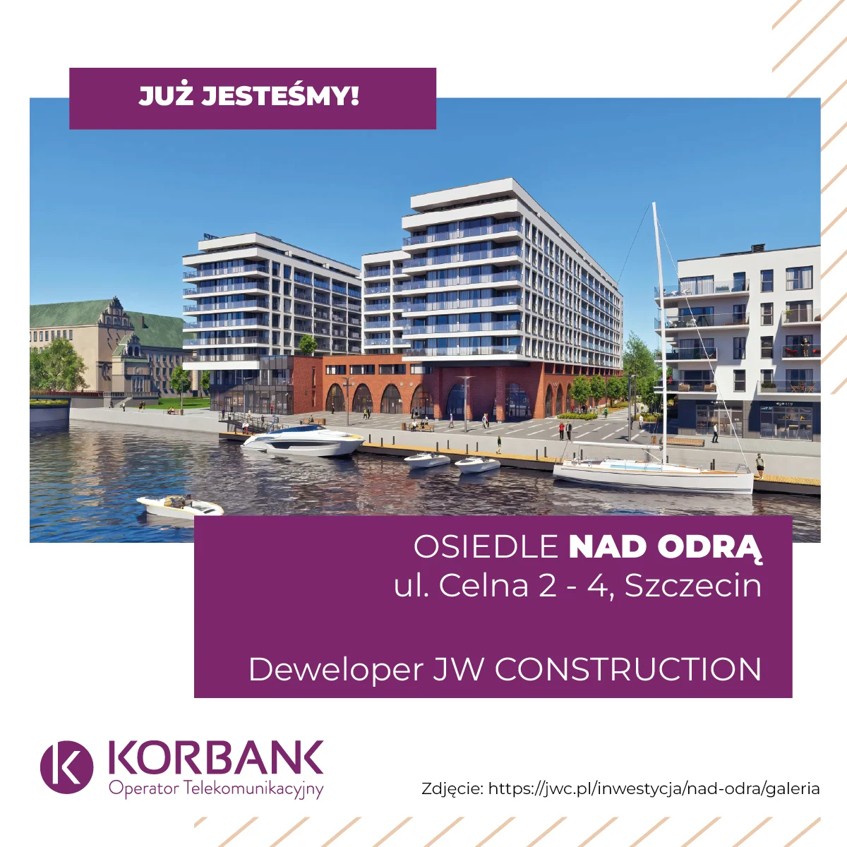 Osiedle Nad Odrą - Celna 2 - 4, Szczecin - Internet światłowodowy + telewizja 4K